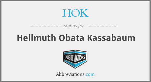 What is the abbreviation for hellmuth obata kassabaum?